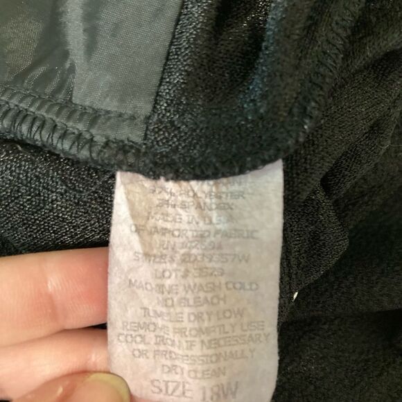 Donna Ricco VTG stretchy crepe jacket w/ open back & cuffed 3/4 sleeves - Picture 7 of 7